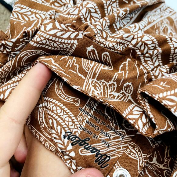 Wrangler Brown Wester 18 mo dress - Picture 4 of 4